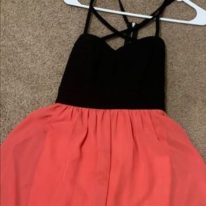 Pink/coral short front long back